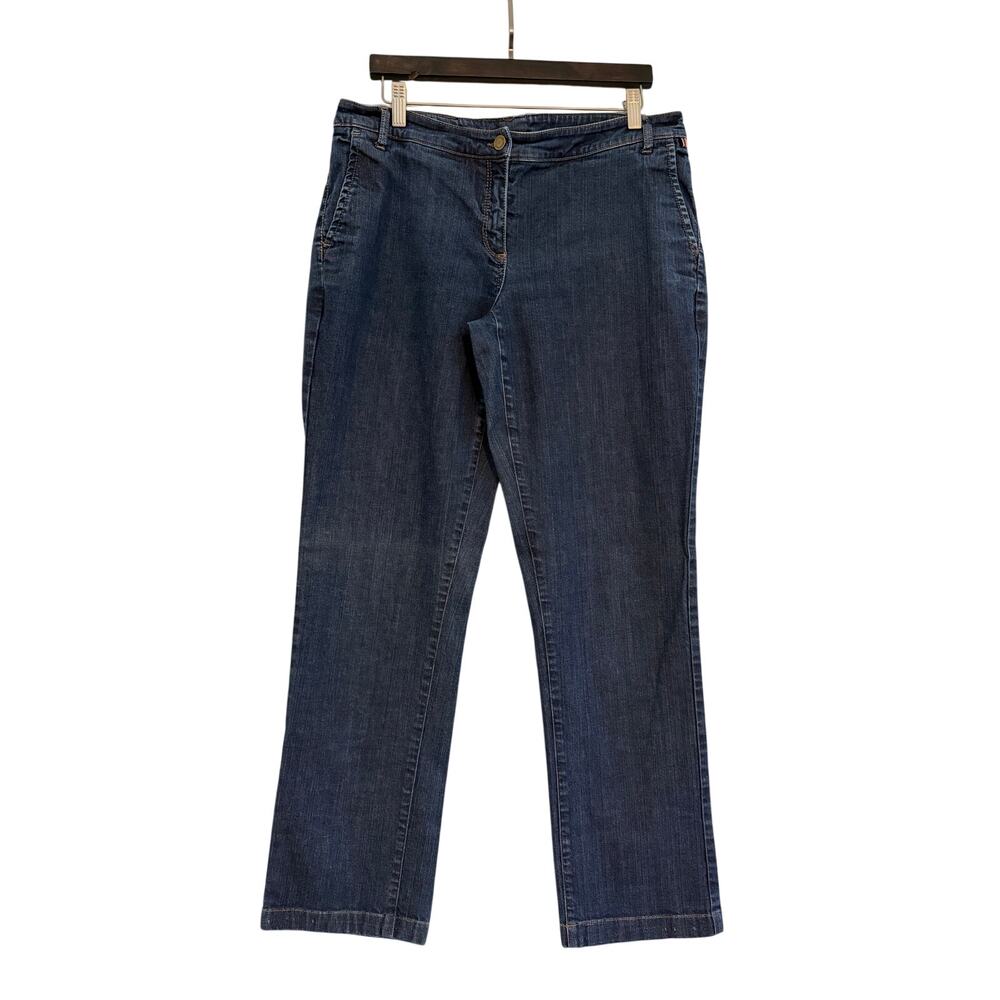 Burberry London Mid Rise Skinny Jeans Womens 12 Vintage Y2K Luxury Dark Blue